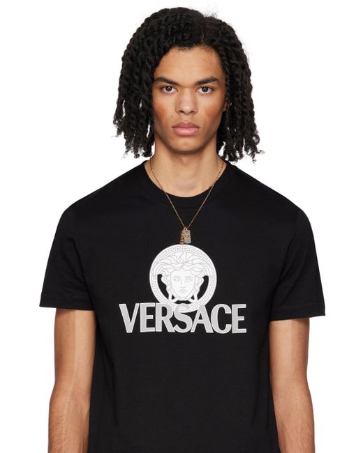 Versace Multicolor Medusa Logo Necklace for men