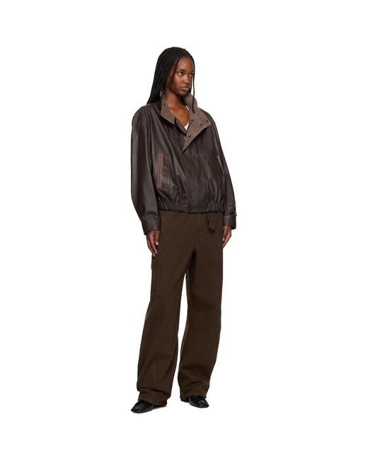 Lemaire Black Twisted Belted Jeans