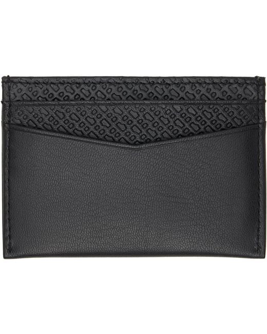 Boss Black Goat Leather Card Holder for men