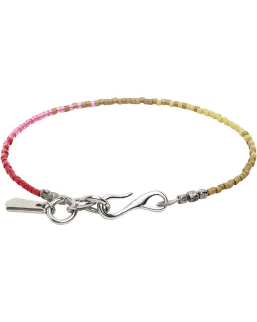 Paul Smith Black Beaded Bracelet for men