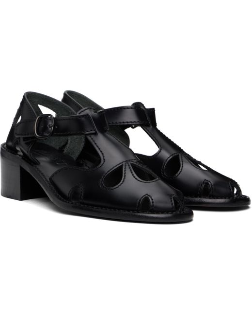 Hereu ブラック Floretta ヒール Black