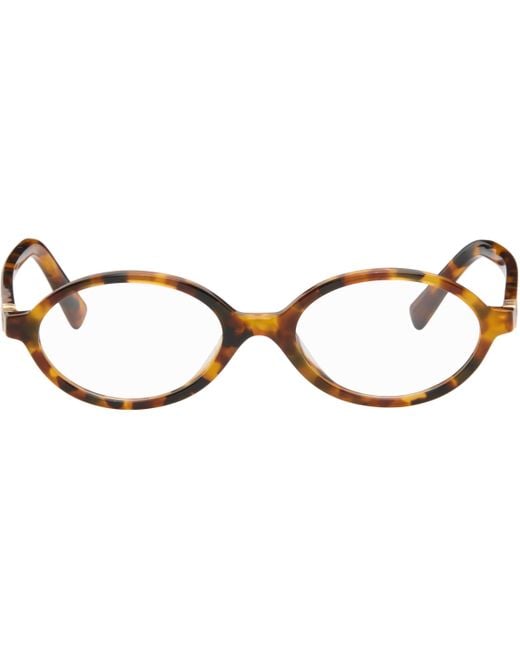 Miu Miu Black Miu Regard Glasses