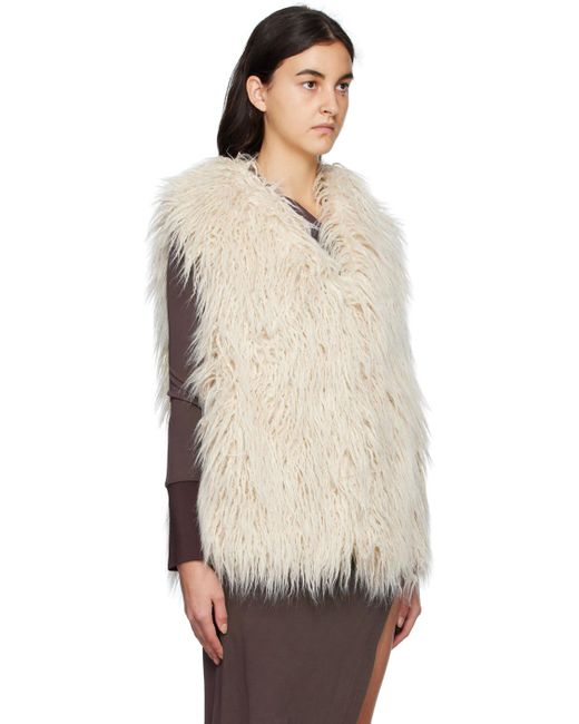 Halfboy Multicolor Off- Eco Fur Vest