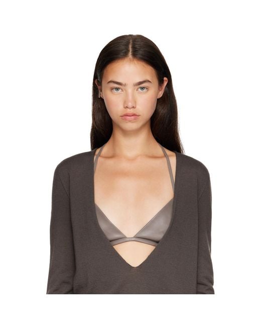 Rick Owens White Prong Ear Cuff