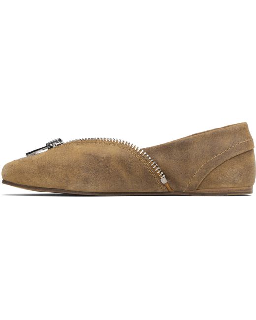 Ballerines Motard Brun Clair J.W. Anderson en coloris Black
