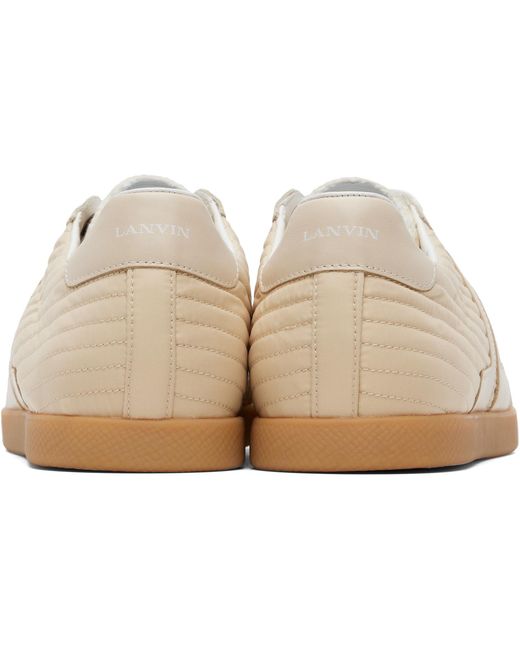 Lanvin White Glen 2.0 Nylon Sneakers for men