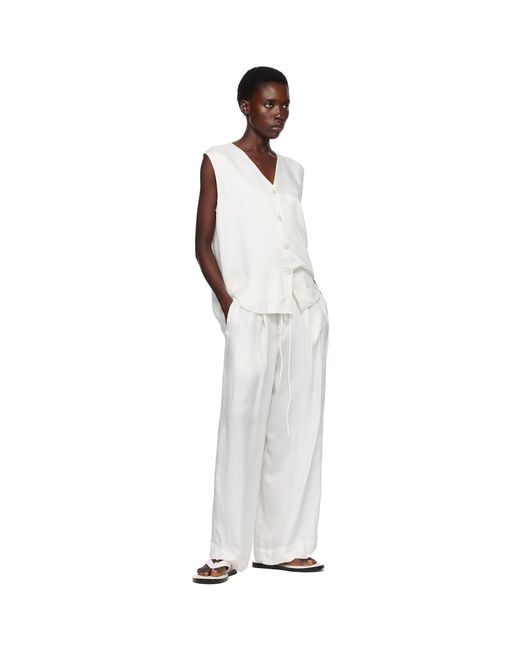 Lauren Manoogian Black Sanded Vest