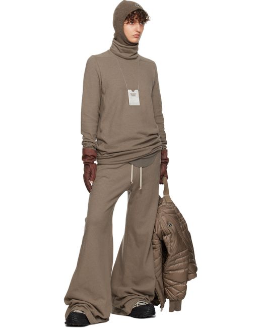 Rick Owens Moncler + グレー Belas ラウンジパンツ Brown