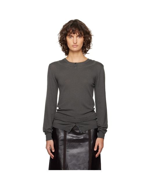 Paloma Wool Black Giacos Sweater