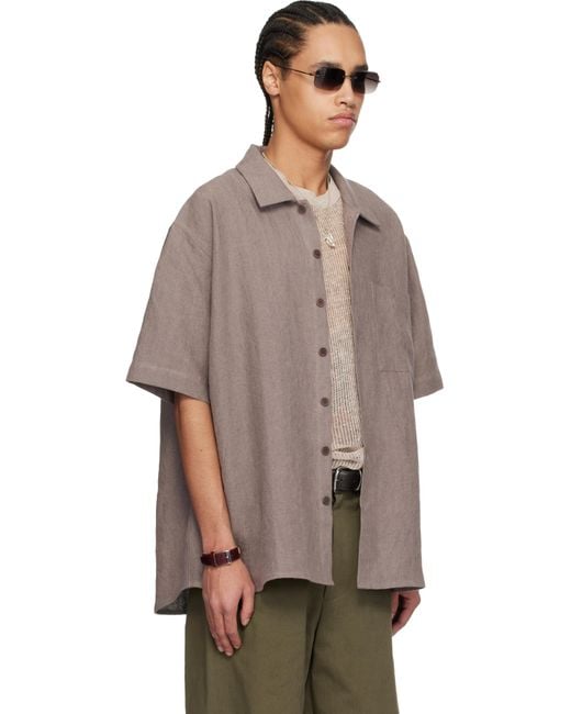 colbo Multicolor Taupe Easy Shirt for men