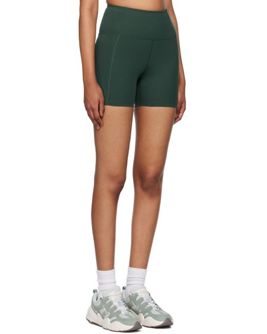 GIRLFRIEND COLLECTIVE Green High-rise Shorts