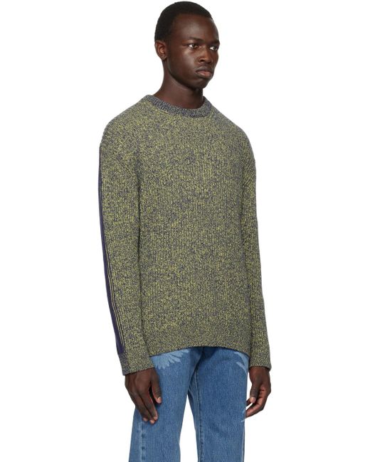 PS by Paul Smith Black Yellow & Purple Marled Sweater for men