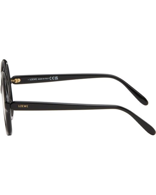 Loewe Black Slim Oversized Glasses