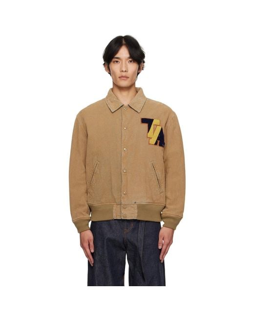 Toga Virilis Blue Flocked Denim Jacket for men