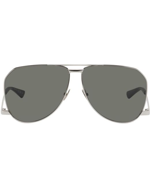Saint Laurent Black Silver Sl 690 Dust Sunglasses
