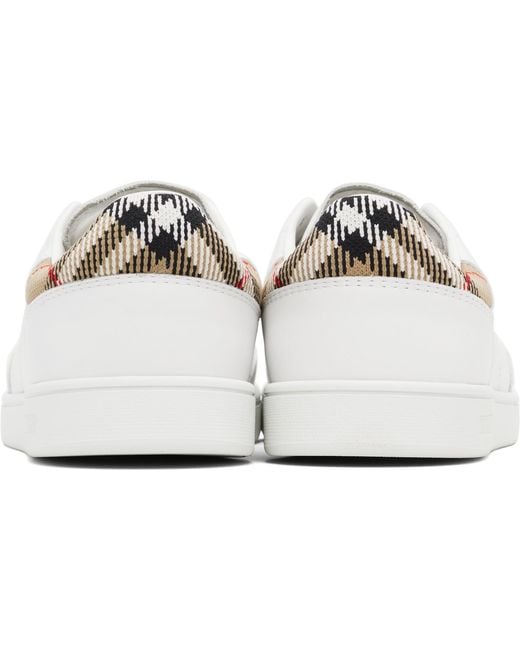 Burberry Black Leather Set Sneakers for men