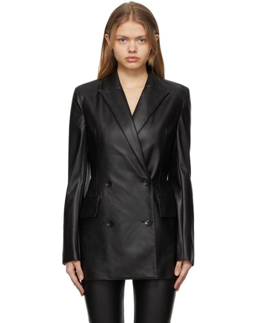 Stand Studio Black Jodie Blazer | Lyst UK