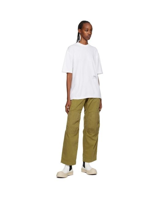Objects IV Life Green Stamped Cargo Pants