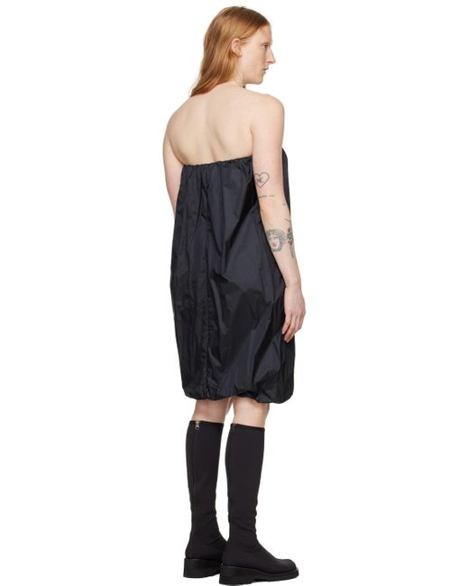 Amomento Black Shir Mini Dress