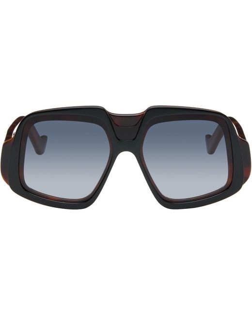 Loewe Black Anagram Sunglasses for men