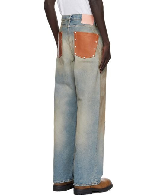 Acne Black Loose Fit 1981 Jeans for men