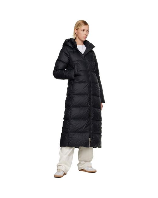 Canada Goose Black 'Tonal Label' Mystique Down Coat