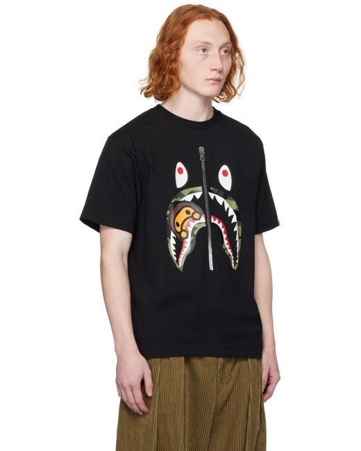 A Bathing Ape Black 1st Camo Milo Shark T-shirt for Men | Lyst Canada