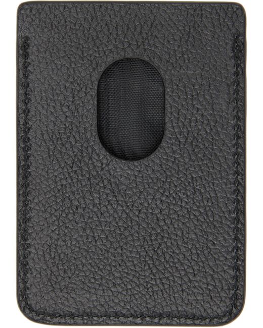 メンズ Balenciaga ブラック Cash Magnet カードケース Gray
