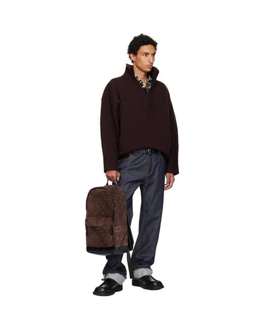 Bottega Veneta Black D-Ring Pebble Calf Belt for men