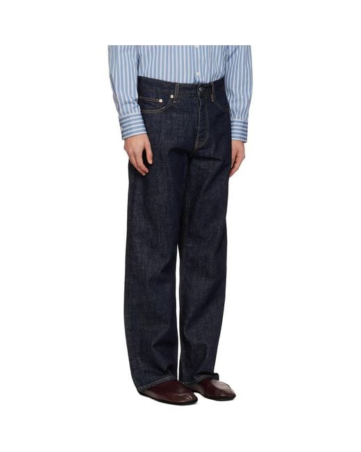 sunflower Blue Loose Jeans for men