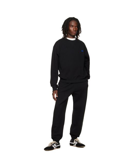 Jil Sander Black Cotton Sweatpants for men