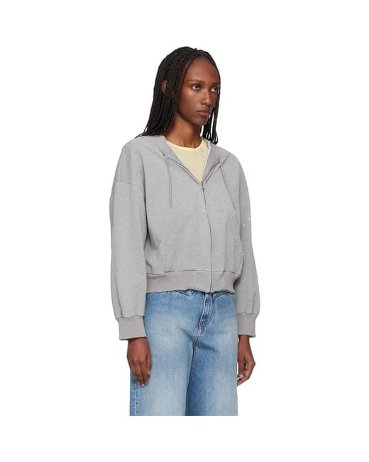 MM6 by Maison Margiela Black Unbrushed Cotton Sweatshirt