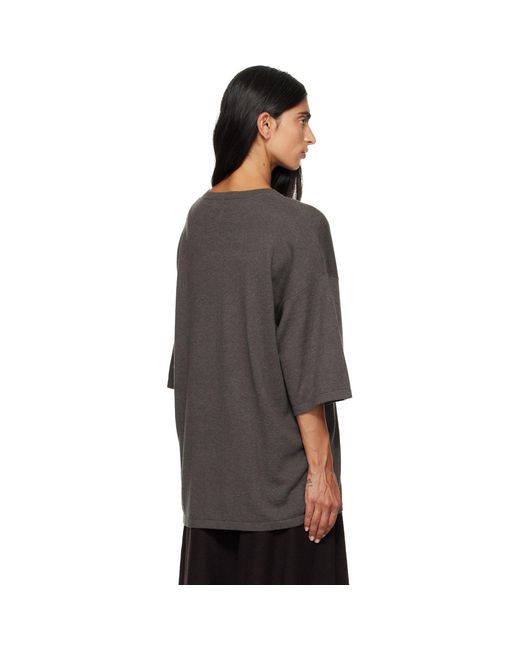 Lisa Yang Gray Taupe Agnette T-Shirt
