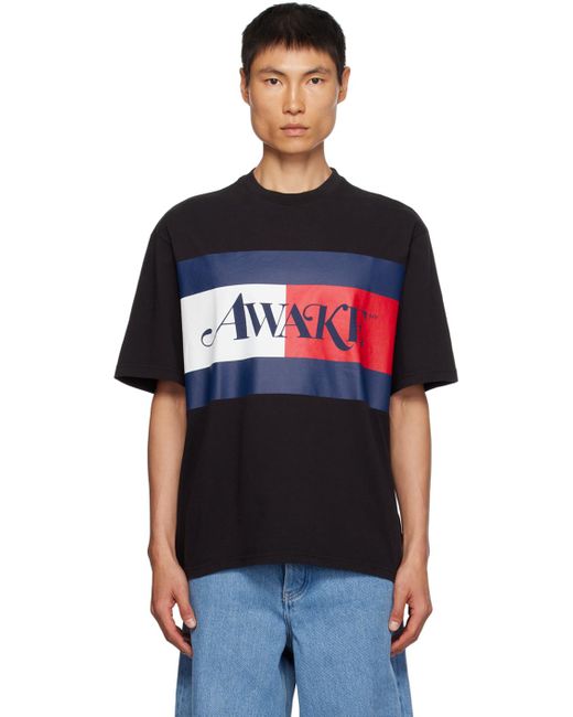 Tommy Hilfiger Black Awake Ny Edition T-shirt for men