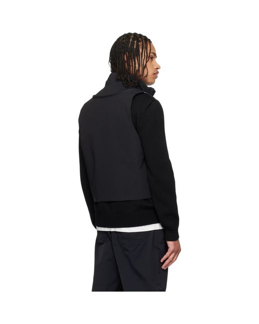 Moncler Black 'Matt' Spica 2-In-1 Vest for men