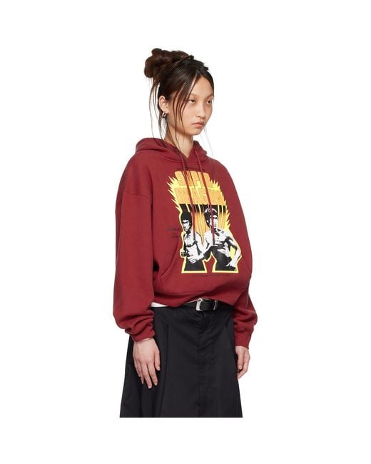 Lu'u Dan Red Bruce Lee X Lựu Đạn Heavy Weight Gym Hoodie