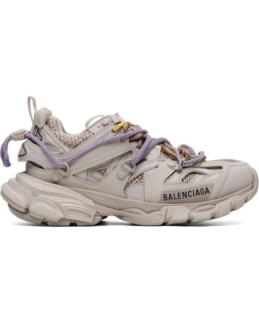 Balenciaga Gray Track Trail Laces Sneakers