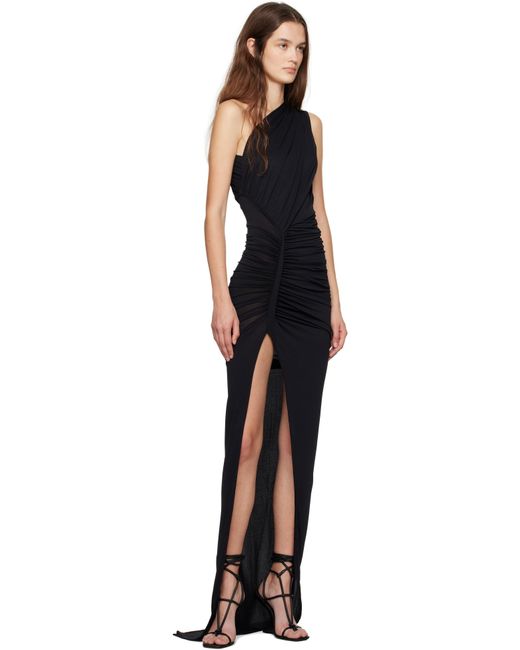 Rick Owens Black Porterville Avra Maxi Dress