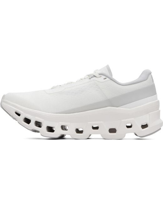 On Shoes White Cloudmster 1 Sneakers