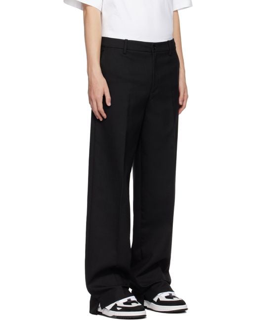 Axel Arigato Black Irvine Relaxed Trousers for men