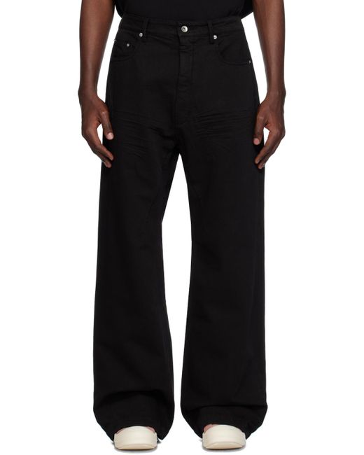 Rick Owens Black Geth Trousers for men