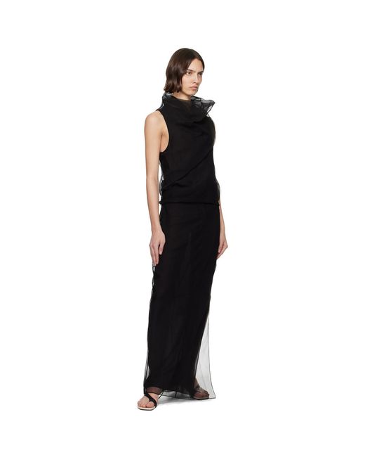 Khaite Black Jeanty Maxi Dress