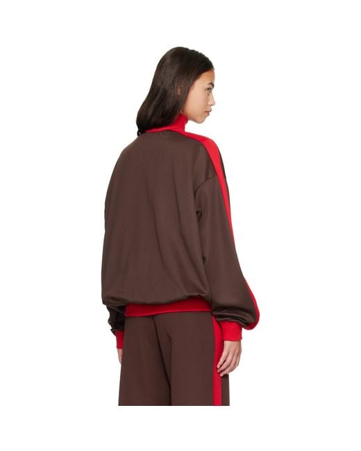 Coperni Red Oversized Track Jacket