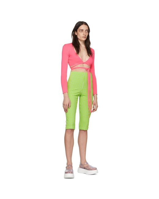 Cardigan rose en polyester MSGM en coloris Red