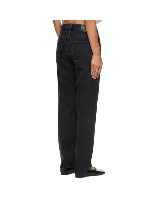 Citizens of Humanity Blue 90S High Rise Straight Jeans