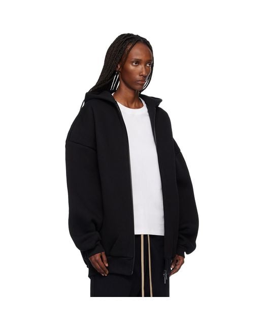Fear Of God Black Athletics Zip Up Hoodie