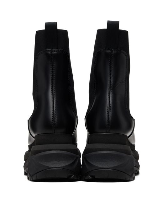 Sacai Black Chelsea Boots for men