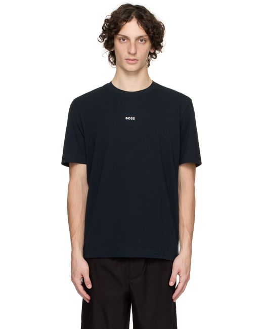 Boss Black Relaxed-Fit Logo Print T-Shirt for men