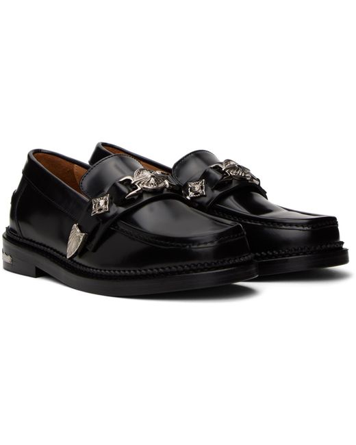 Toga Black Metal Loafers