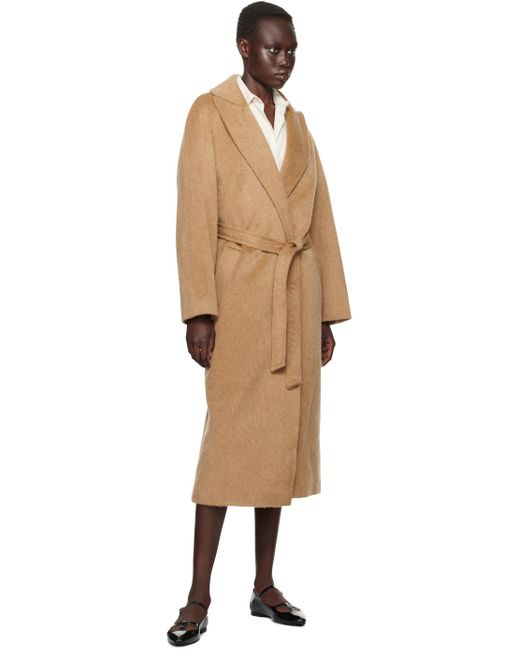 A.P.C. Black Tan Floriane Coat